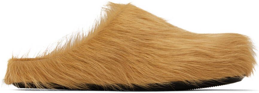 Marni Beige Fussbett Sabot Loafers - Picture 3