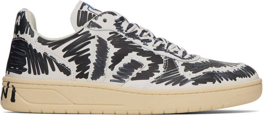 Marni Black & White Veja Edition V-10 Sneakers