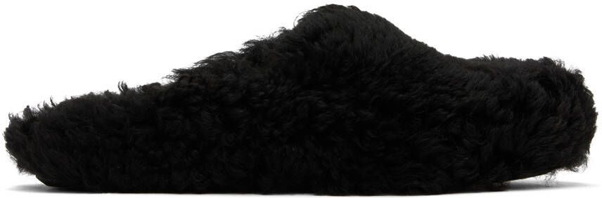 Marni Black Fussbett Sabot Loafers - Picture 5