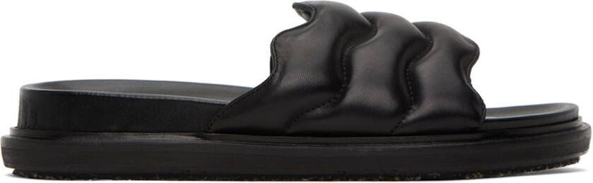 Marni Black Fussbett Slides