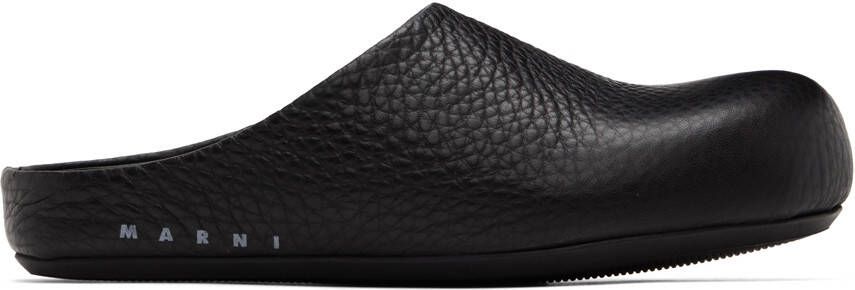 Marni Black Fussbett Sabot Loafers - Picture 3
