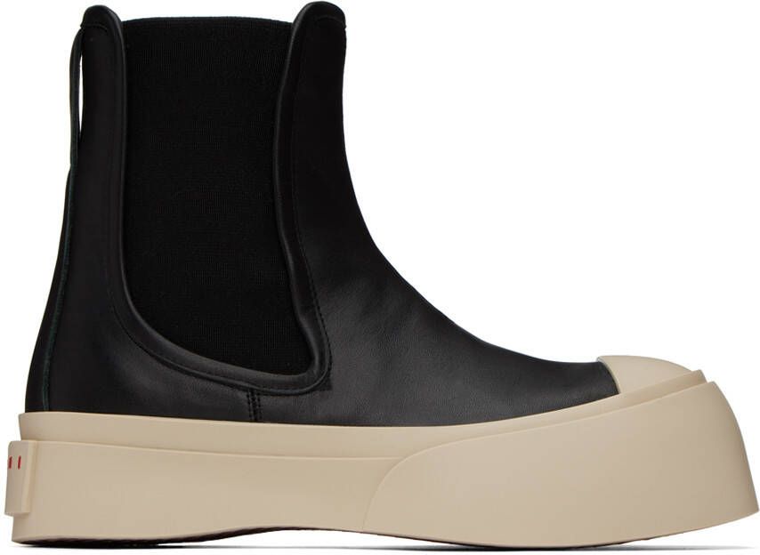 Marni Black Pablo Chelsea Boots - Picture 3
