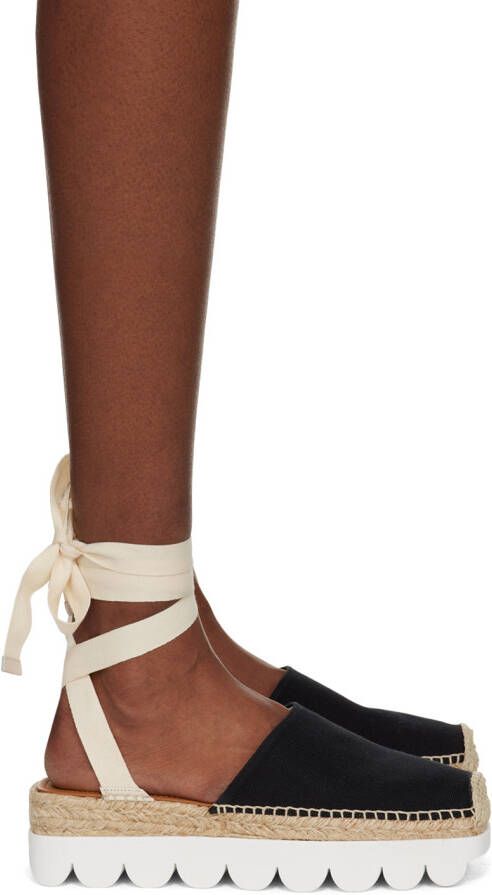 Marni Black Self-Tie Espadrilles - Picture 2