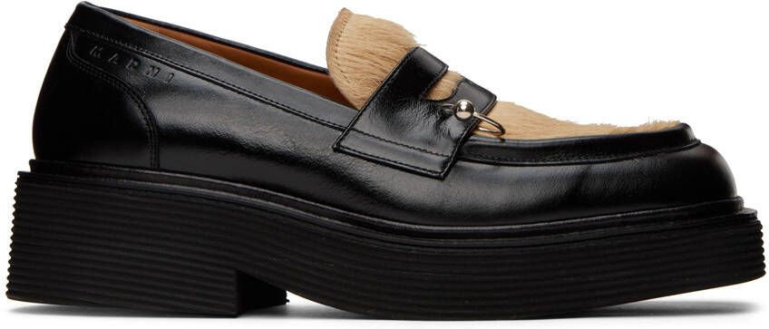 Marni Black Shiny Loafers