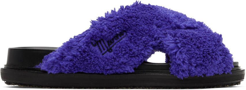 Marni Blue Fussbett Sandals - Picture 4