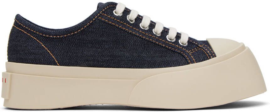 Marni Blue Pablo Denim Sneaker - Picture 4