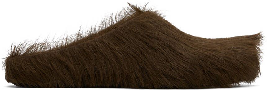 Marni Brown Fussbett Sabot Loafers - Picture 2