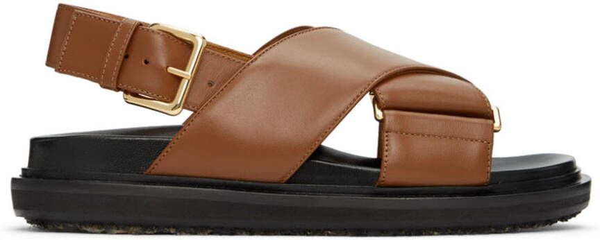 Marni Brown Fussbett Sandals - Picture 4
