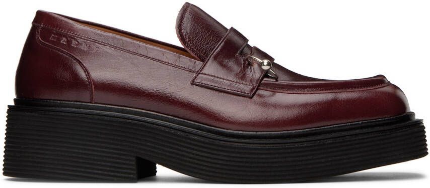 Marni Brown Shiny Loafers - Picture 5