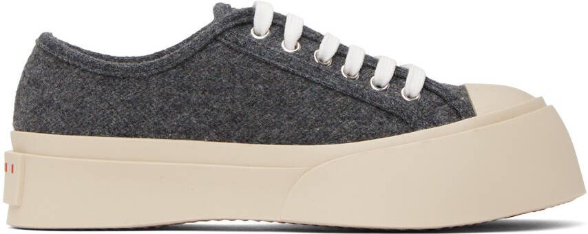 Marni low-top lace-up sneakers Grey - Picture 5