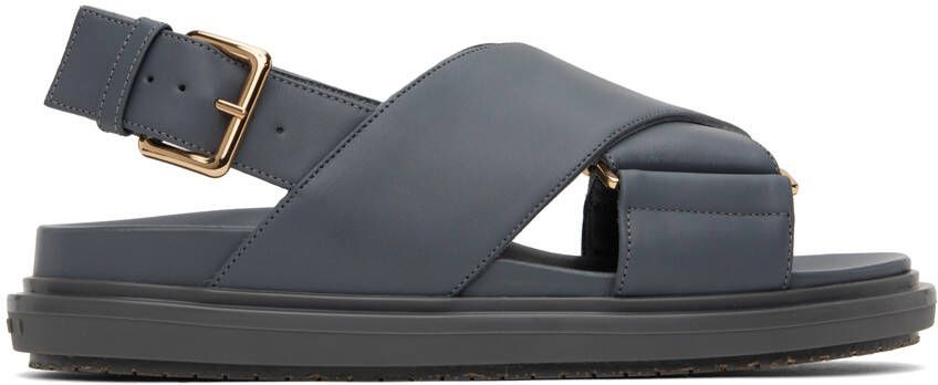 Marni Gray Fussbett Sandals - Picture 4