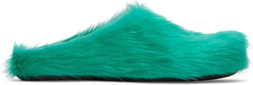 Marni Green Fussbett Sabot Loafers - Picture 5