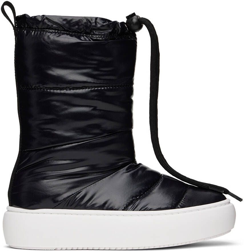 Marni Kids Black Padded Boots