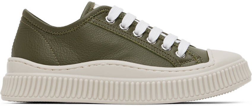 Marni Kids Khaki Pablo Sneakers - Picture 4