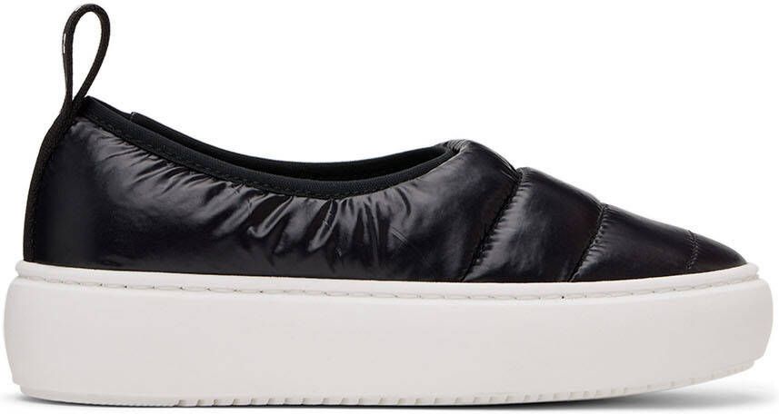 Marni Kids Navy Puffed Slip-On Sneakers