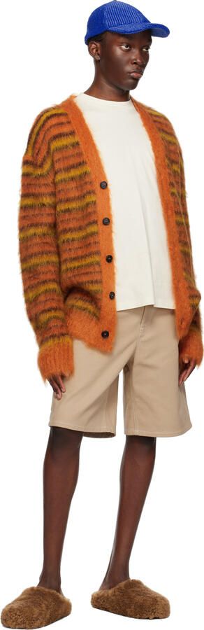 Marni Brown Shearling Fussbett Sabot Slippers - Picture 5