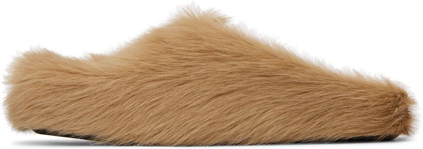 Marni Beige Fussbett Sabot Loafers - Picture 3