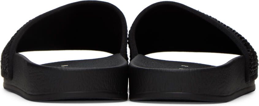 Marni Black Embroidered Sandals