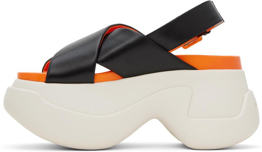 Marni Black Fussbett Platform Sandals - Picture 3