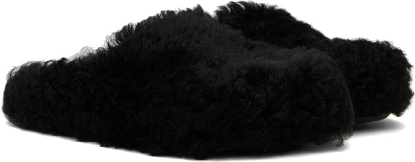 Marni Black Fussbett Sabot Loafers - Picture 3