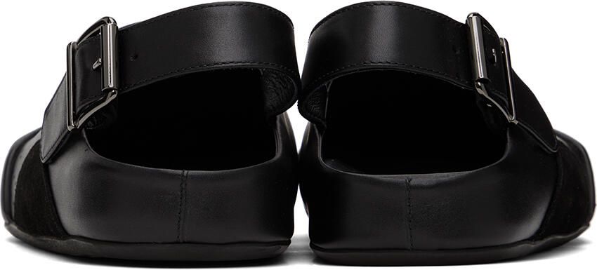 Marni Black Fussbett Sabot Sandals