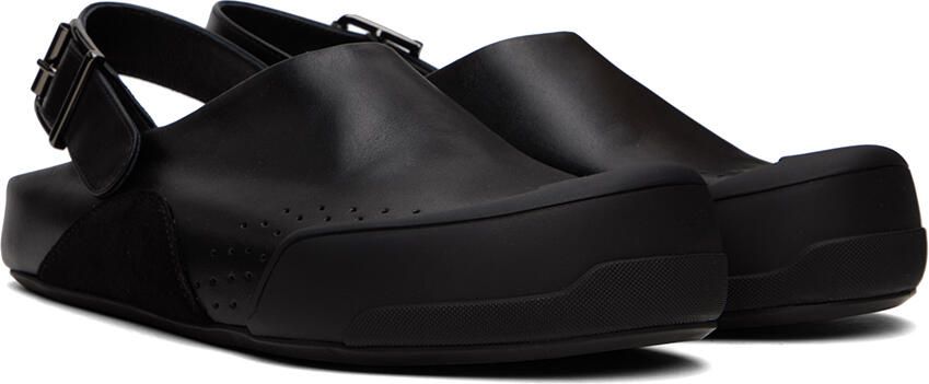 Marni Black Fussbett Sabot Sandals - Picture 2