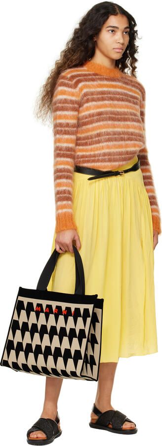 Marni Black Fussbett Sandals - Picture 3