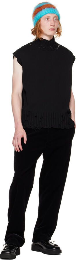 Marni Black Leather Moccasin Loafers - Picture 4