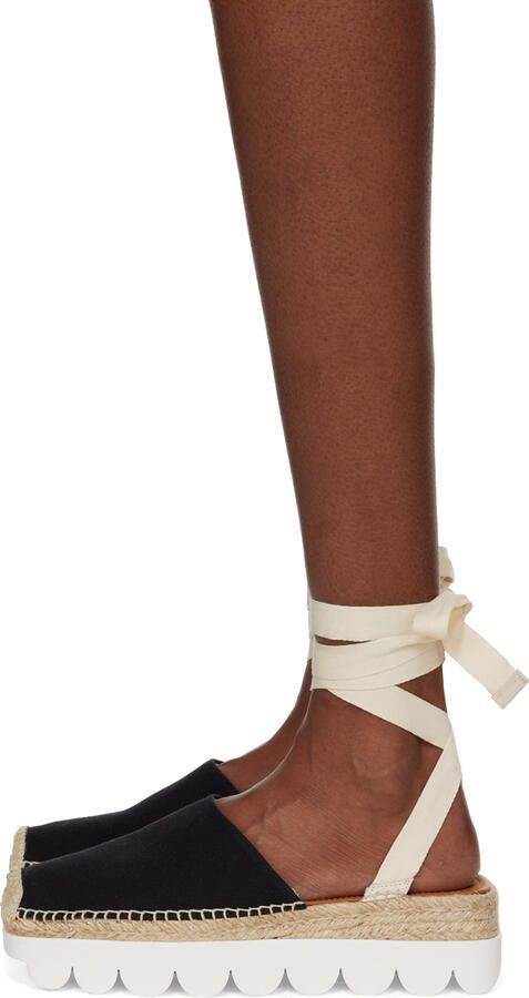 Marni Black Self-Tie Espadrilles - Picture 3