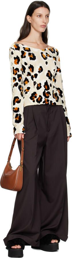 Marni Black Shearling Fussbett Platform Sandals - Picture 4