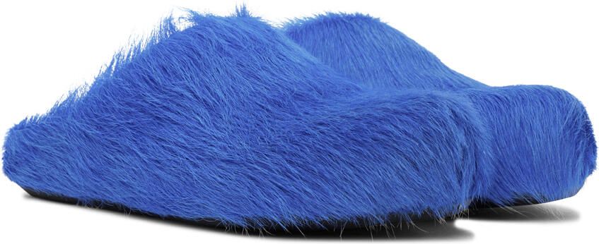 Marni Blue Fussbett Sabot Loafers - Picture 2