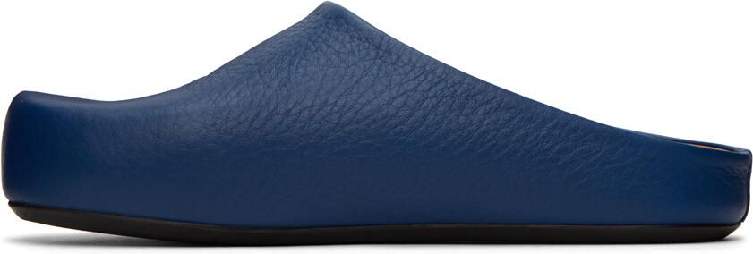 Marni Blue Fussbett Sabot Loafers - Picture 4