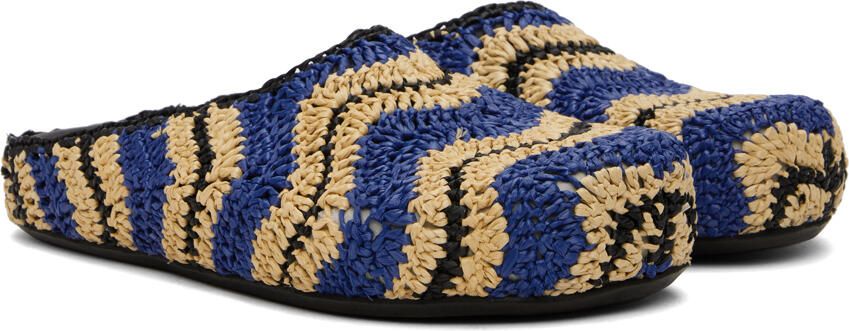 Marni Blue No Vacancy Inn Edition Fussbett Loafers