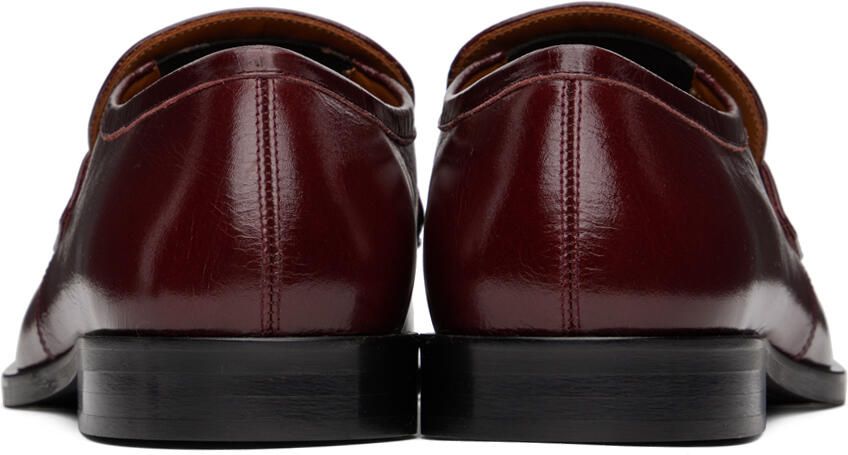 Marni Brown Crinkled Loafers