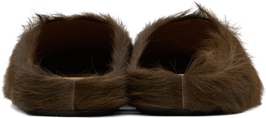 Marni Brown Fussbett Sabot Loafers - Picture 4