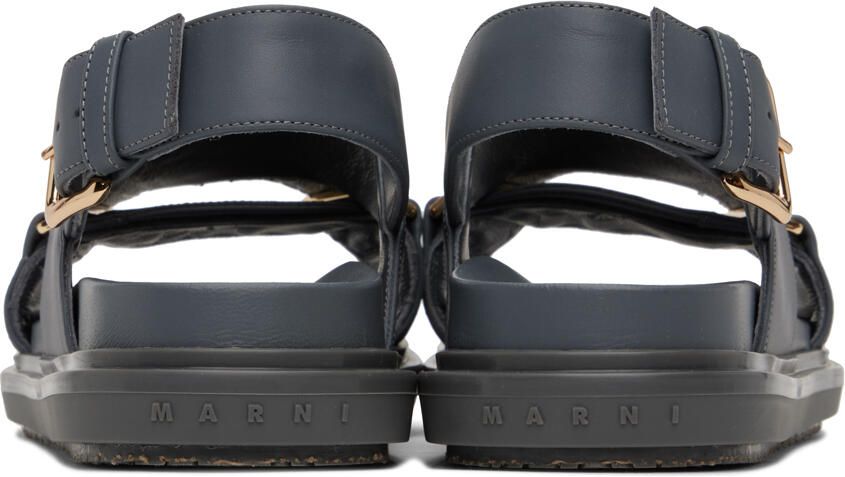 Marni Gray Fussbett Sandals