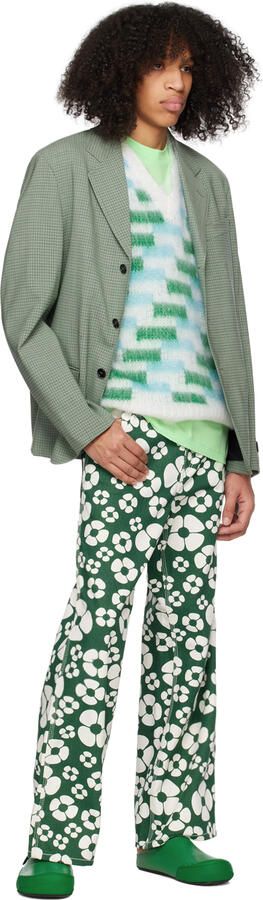 Marni Green Dada Sandals - Picture 4