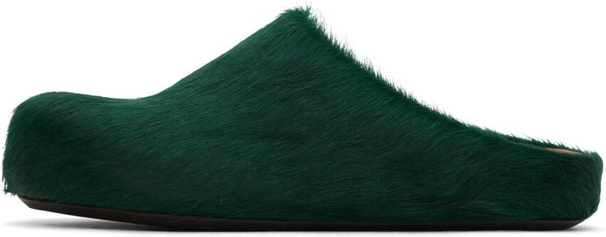 Marni Green Fussbett Sabot Loafers - Picture 4