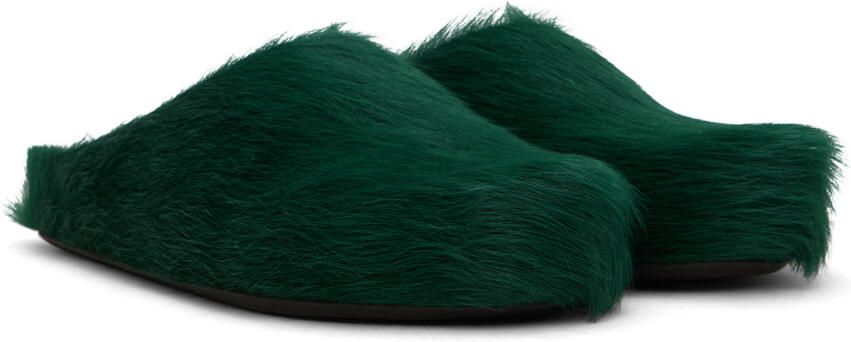 Marni Green Fussbett Sabot Loafers - Picture 2