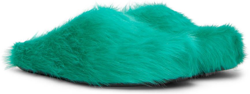 Marni Green Fussbett Sabot Loafers - Picture 2