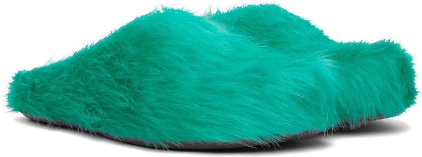 Marni Green Fussbett Sabot Loafers - Picture 2