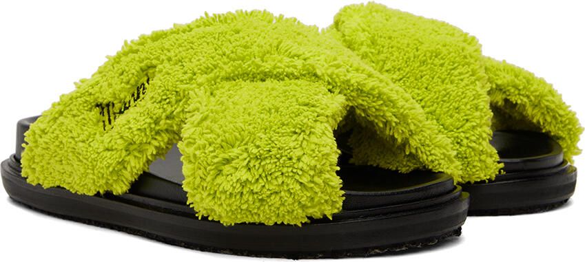 Marni Green Fussbett Sandals
