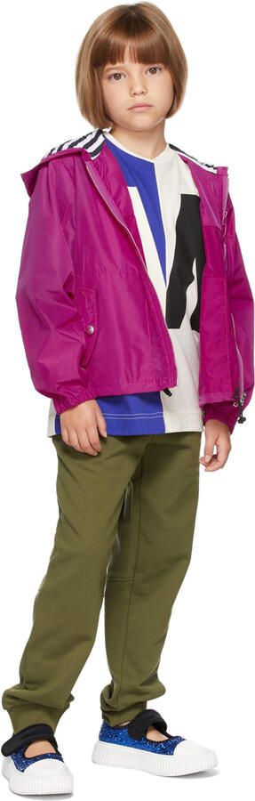 Marni Kids Black & Blue Glitter Velcro Sneakers - Picture 4