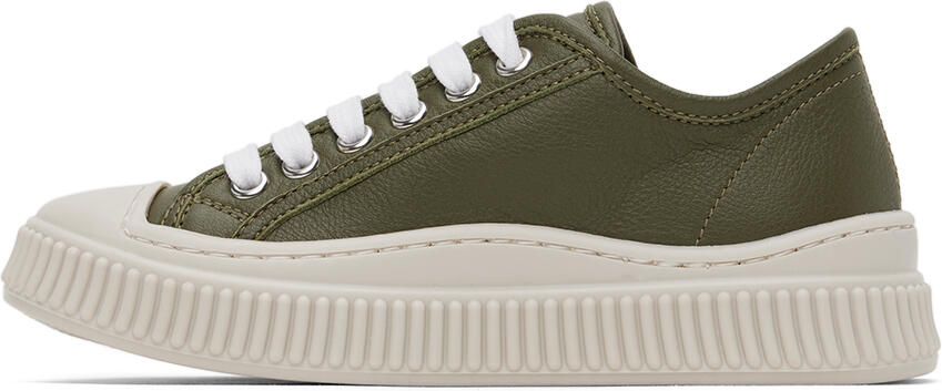 Marni Kids Khaki Pablo Sneakers - Picture 3