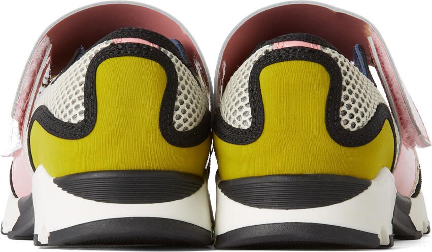 Marni Kids Yellow & White Scuba Sneakers