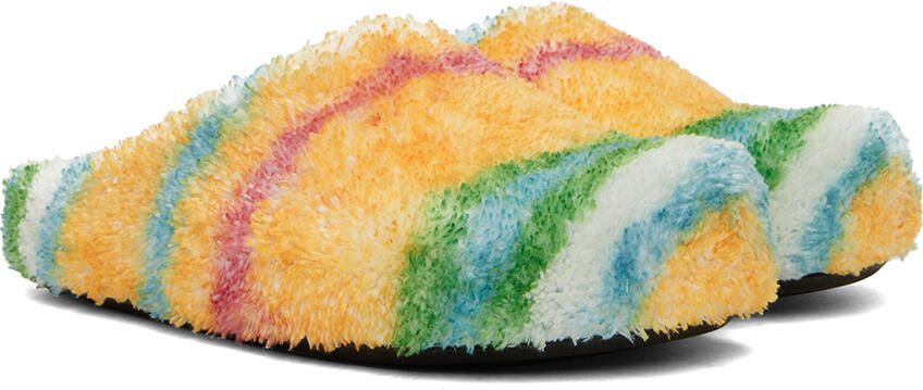 Marni Brown Shearling Fussbett Sabot Slippers - Picture 2