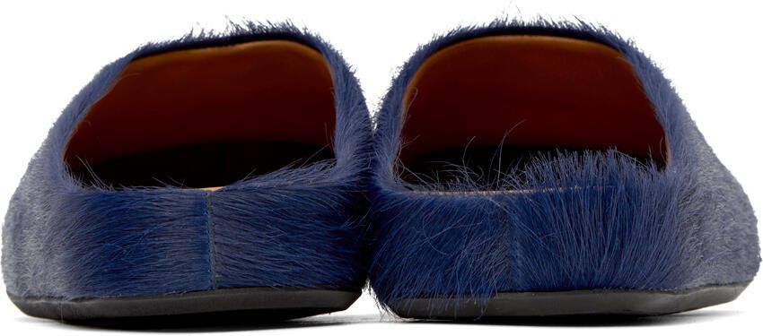 Marni Navy Fussbett Sabot Slides