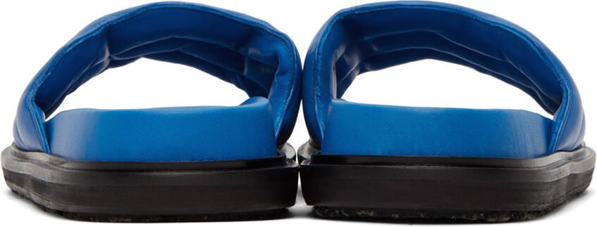 Marni Navy Fussbett Slides
