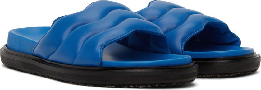Marni Navy Fussbett Slides - Picture 3