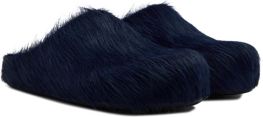 Marni Navy Sabot Loafers - Picture 2